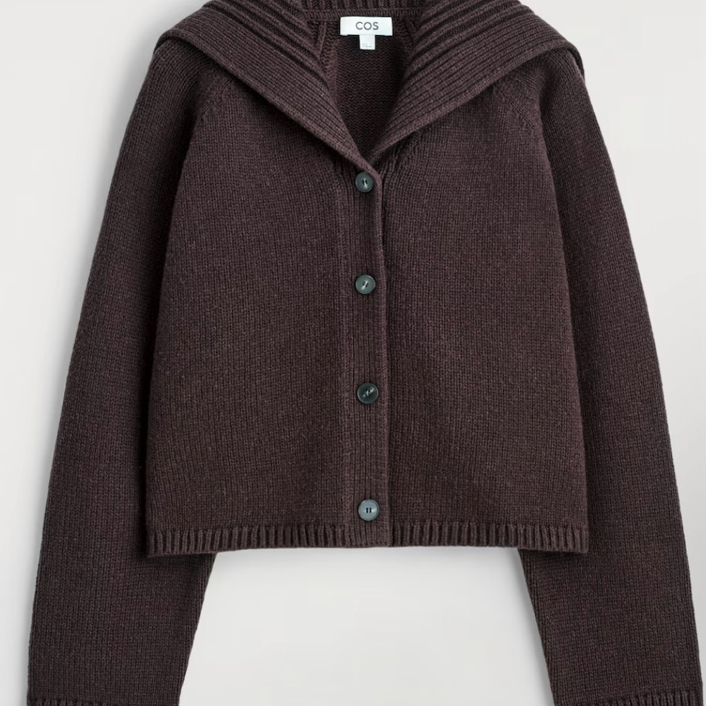 COS like SAILOR-COLLAR WOOL CARDIGAN